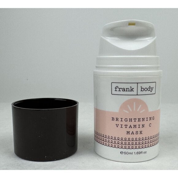 Frank Body Brightening Vitamin C Mask 50ml 1.69 fl oz Gentle Resurfacing NEW - Picture 3 of 9